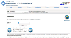 Desktop Screenshot of evb-freischaltung.de